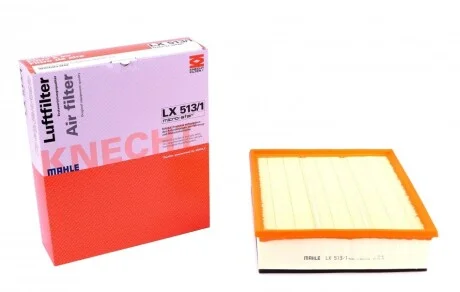 Фільтр повітряний KNECHT MAHLE / KNECHT LX 513/1