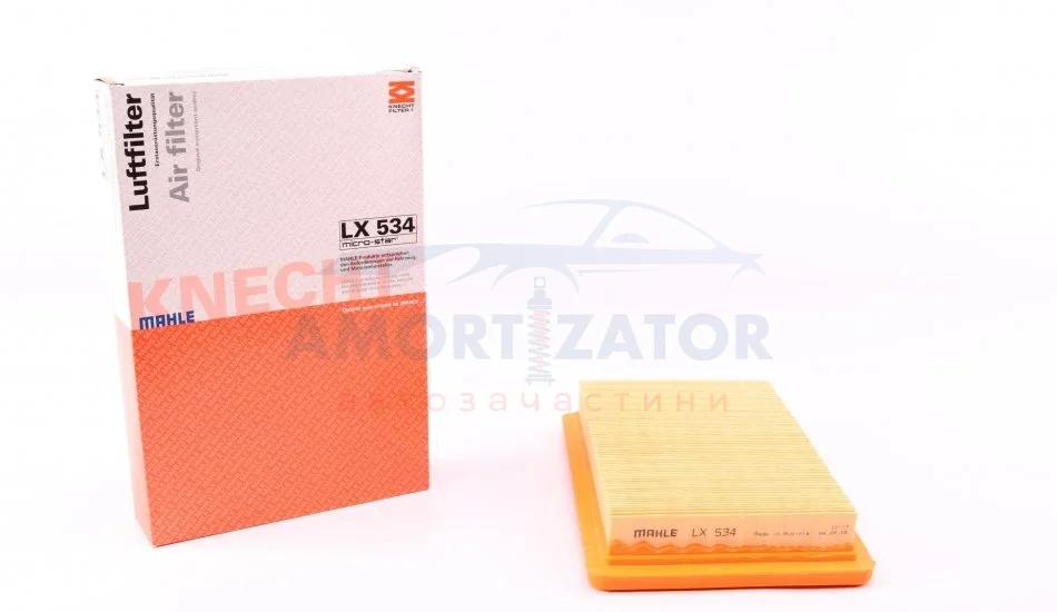 Фільтр повітряний KNECHT MAHLE / KNECHT LX 534 (фото 1)