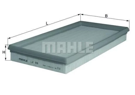 Повітряний фільтр MAHLE / KNECHT LX59