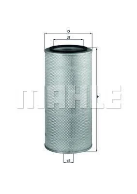 (MAHLE) MAHLE / KNECHT LX657 (фото 1)