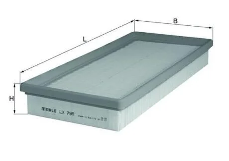 Повітряний фільтр MAHLE / KNECHT LX799
