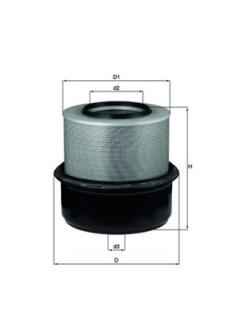 Фільтр повітряний Mahle Daimler MAHLE / KNECHT LX 80