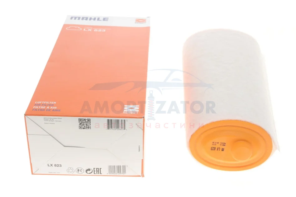 Фільтр повітряний KNECHT MAHLE / KNECHT LX 823 (фото 1)