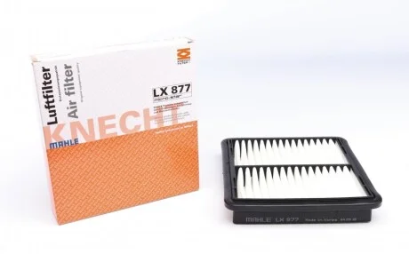 Фільтр повітряний KNECHT MAHLE / KNECHT LX 877