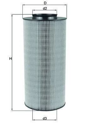 Повітряний фільтр MAHLE / KNECHT LX918 (фото 1)