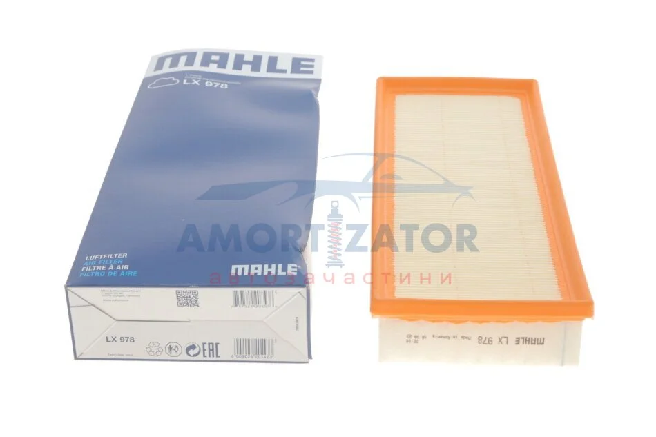 Фільтр повітряний MAHLE MAHLE / KNECHT LX 978 (фото 1)