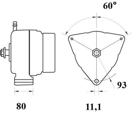 Генератор MAHLE / KNECHT MG 795 (фото 1)