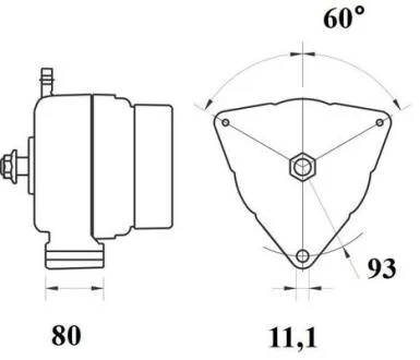 Генератор MAHLE / KNECHT MG 795