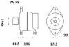 Генератор MAHLE / KNECHT MG 802 (фото 2)