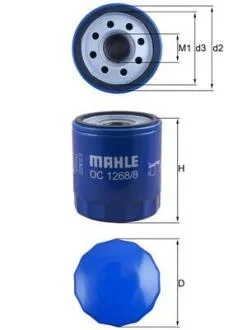 Оливний фільтр MAHLE / KNECHT OC1268/8