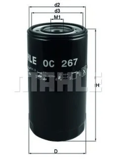 Фільтр оливи MAHLE / KNECHT OC267