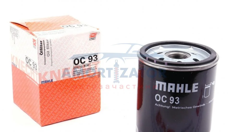 Фільтр масляний KNECHT MAHLE / KNECHT OC 93 (фото 1)