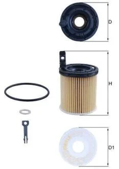 Оливний фільтр MAHLE / KNECHT OX 1121D