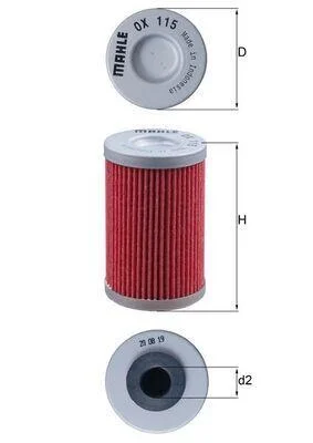KNECHT MAHLE / KNECHT OX115 (фото 1)