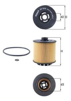 Оливний фільтр MAHLE / KNECHT OX1312D