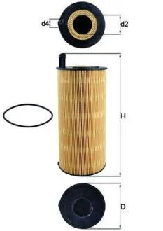 Фільтр масляний MAHLE / KNECHT OX423/9D