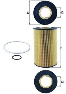 Фільтр масляний Mahle MAN MAHLE / KNECHT OX 435D