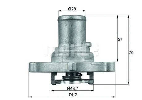 MAHLE MAHLE / KNECHT TI 122 87 D