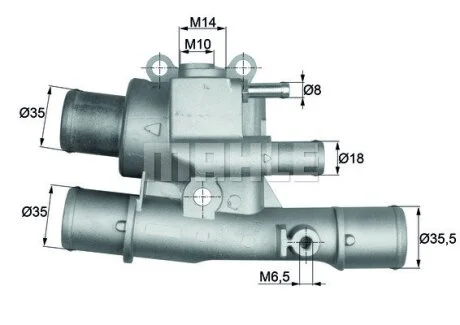 Термостат MAHLE / KNECHT TI 124 88