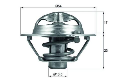 Термостат MAHLE / KNECHT TX 118 82 D