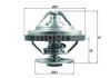 Mahle - Термостат MAHLE / KNECHT TX15883 (фото 1)