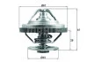 Mahle - Термостат MAHLE / KNECHT TX15883 (фото 1)