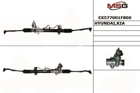 Рейка рульова HYUNDAI TUCSON (JM) KIA SPORTAGE II (вир-во Mando) MANDO EX577001F800