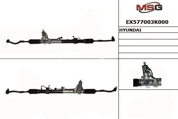 Рульова рейка з ГУР MANDO EX577003K000 (фото 1)