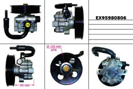 Гідравлічний насос, механізм рульового керування MANDO EX95980806