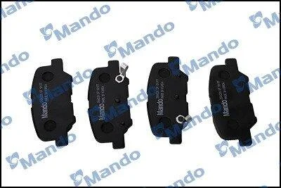 Комплект гальмівних накладок, дискове гальмо MANDO MPA17