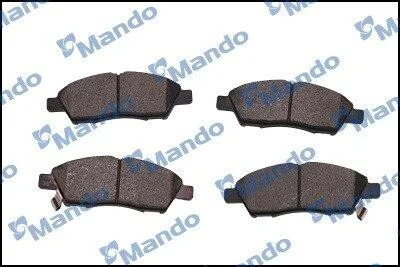 Комплект гальмівних накладок, дискове гальмо MANDO MPN17 (фото 1)