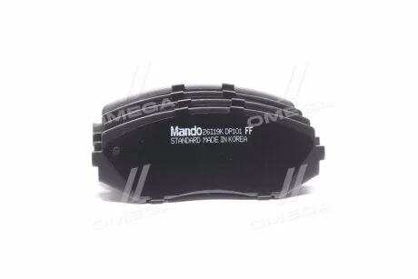 Комплект гальмівних накладок, дискове гальмо MANDO MPZ06
