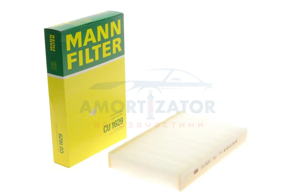 Фільтр салону -FILTER MANN CU 1629 (фото 1)