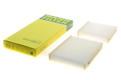 Фільтр салону (к-кт) -FILTER CU 21 000-2 MANN CU 21 0002
