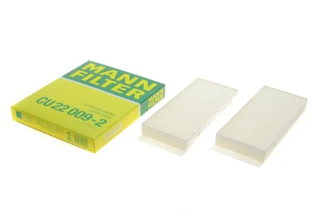 Фільтр салону (к-кт) -FILTER CU 22 009-2 MANN CU 22 0092