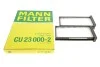 Фільтр салону (к-кт) -FILTER CU 23 000-2 MANN CU 23 0002 (фото 1)