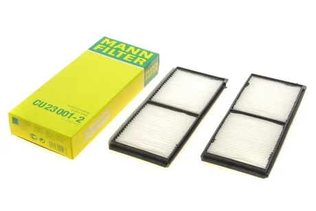 Фільтр салону (к-кт) -FILTER CU 23 001-2 MANN CU 23 0012