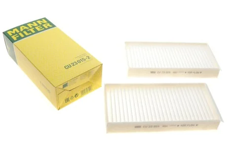 Фільтр салону (к-кт) -FILTER CU 23 015-2 MANN CU 23 0152