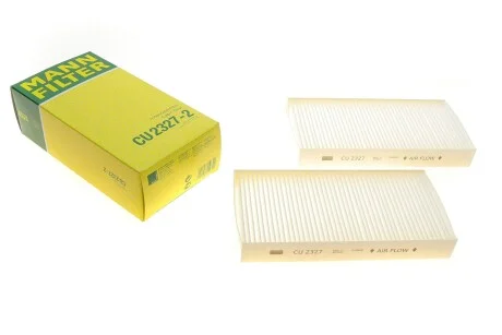 Фільтр салону (к-кт) -FILTER CU 2327-2 MANN CU 23272