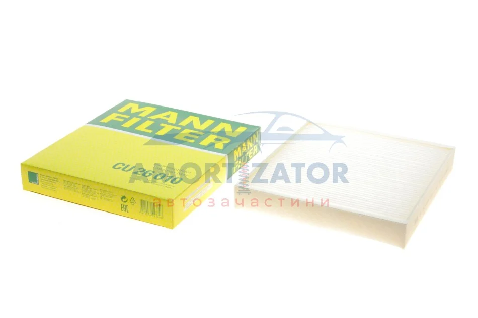 Фільтр салону -FILTER MANN CU 26 010 (фото 1)