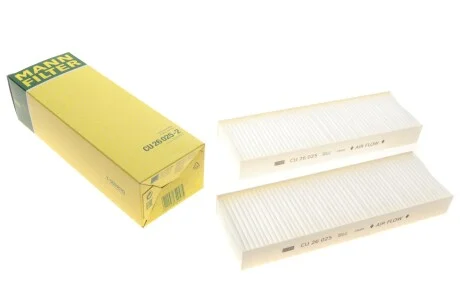 Фільтр салону (к-кт) -FILTER CU 26 025-2 MANN CU 26 0252