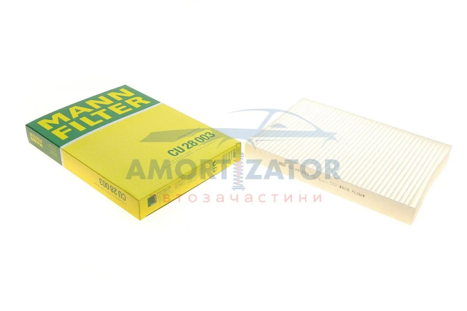 Фільтр салону -FILTER MANN CU 28 003 (фото 1)
