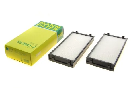 Фільтр салону (к-кт) -FILTER CU 2941-2 MANN CU 29412