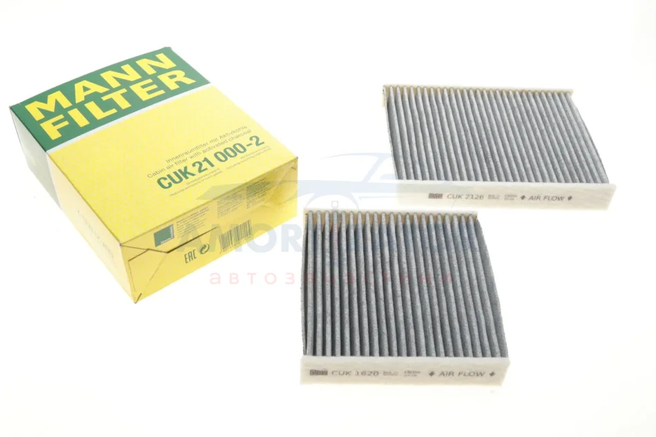 Фільтр салону (к-кт) -FILTER CUK 21 000-2 MANN CUK 21 0002 (фото 1)