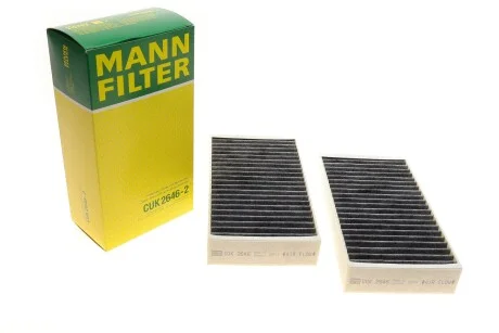 Фільтр салону (к-кт) -FILTER CUK 2646-2 MANN CUK 26462