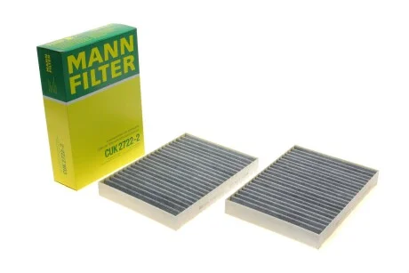 Фільтр салону (к-кт) -FILTER CUK 2722-2 MANN CUK 27222