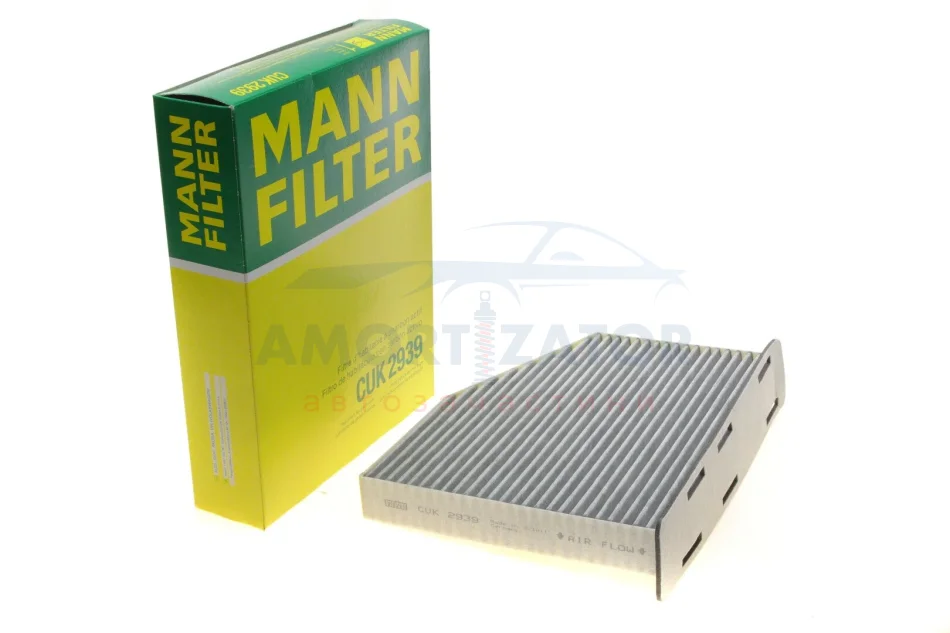 Фільтр салону -FILTER MANN CUK 2939 (фото 1)