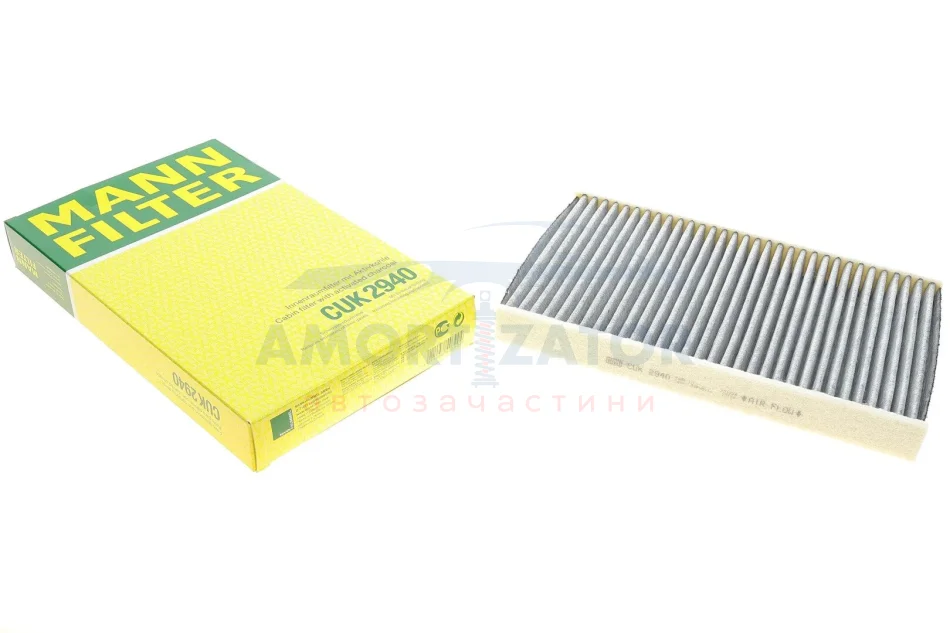 Фільтр салону -FILTER MANN CUK 2940 (фото 1)
