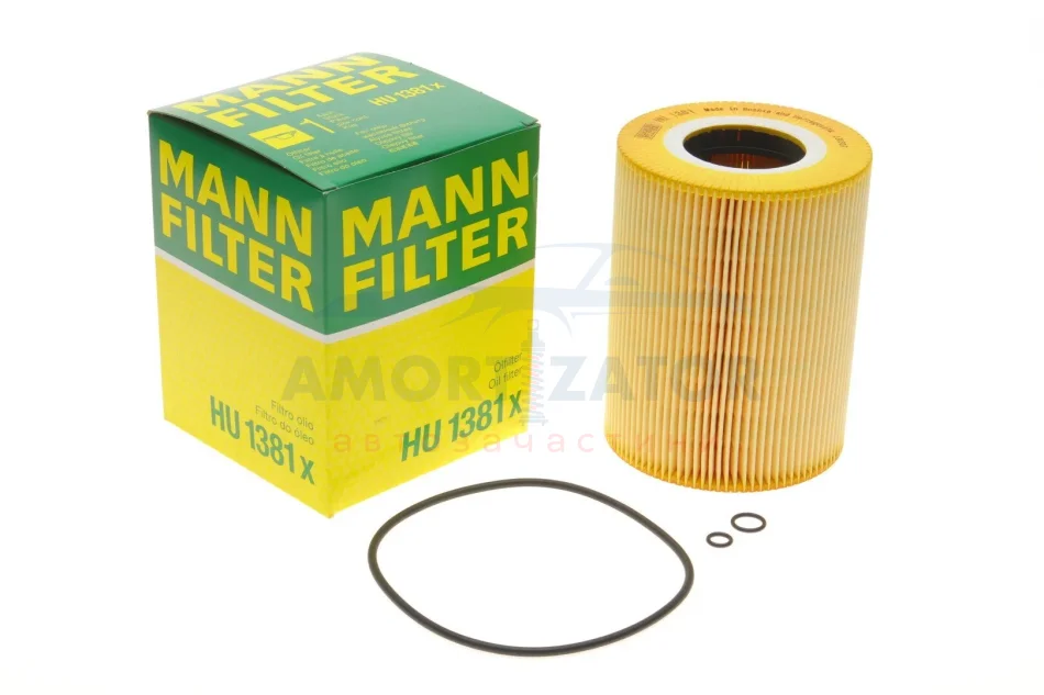 Фільтр масляний -FILTER MANN HU 1381 X (фото 1)