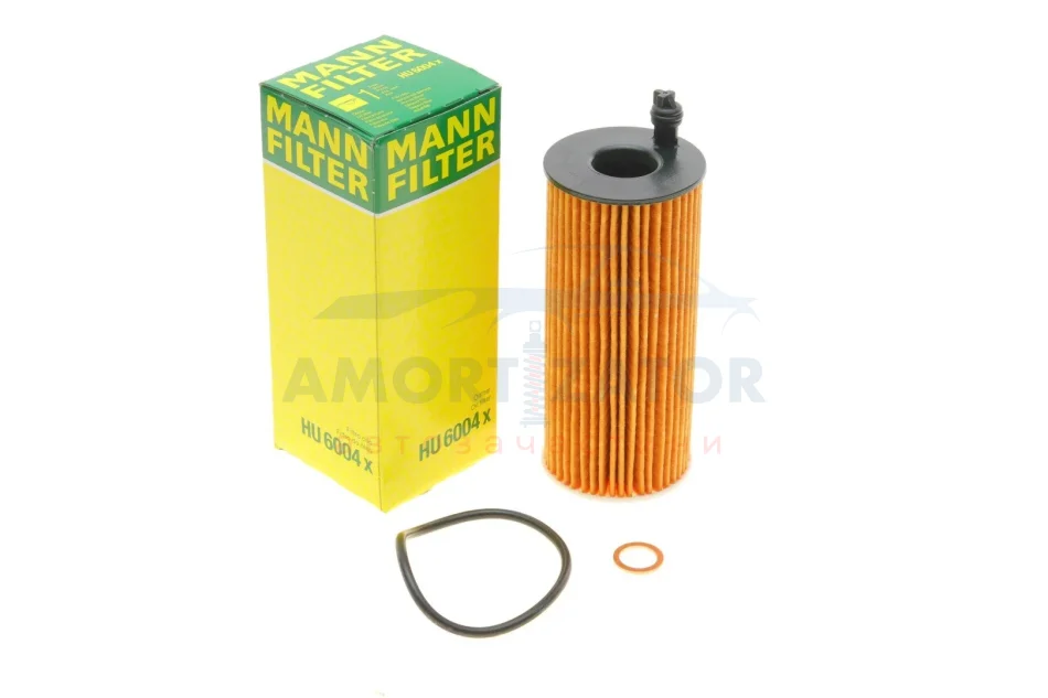 Фільтр масляний -FILTER MANN HU 6004 X (фото 1)